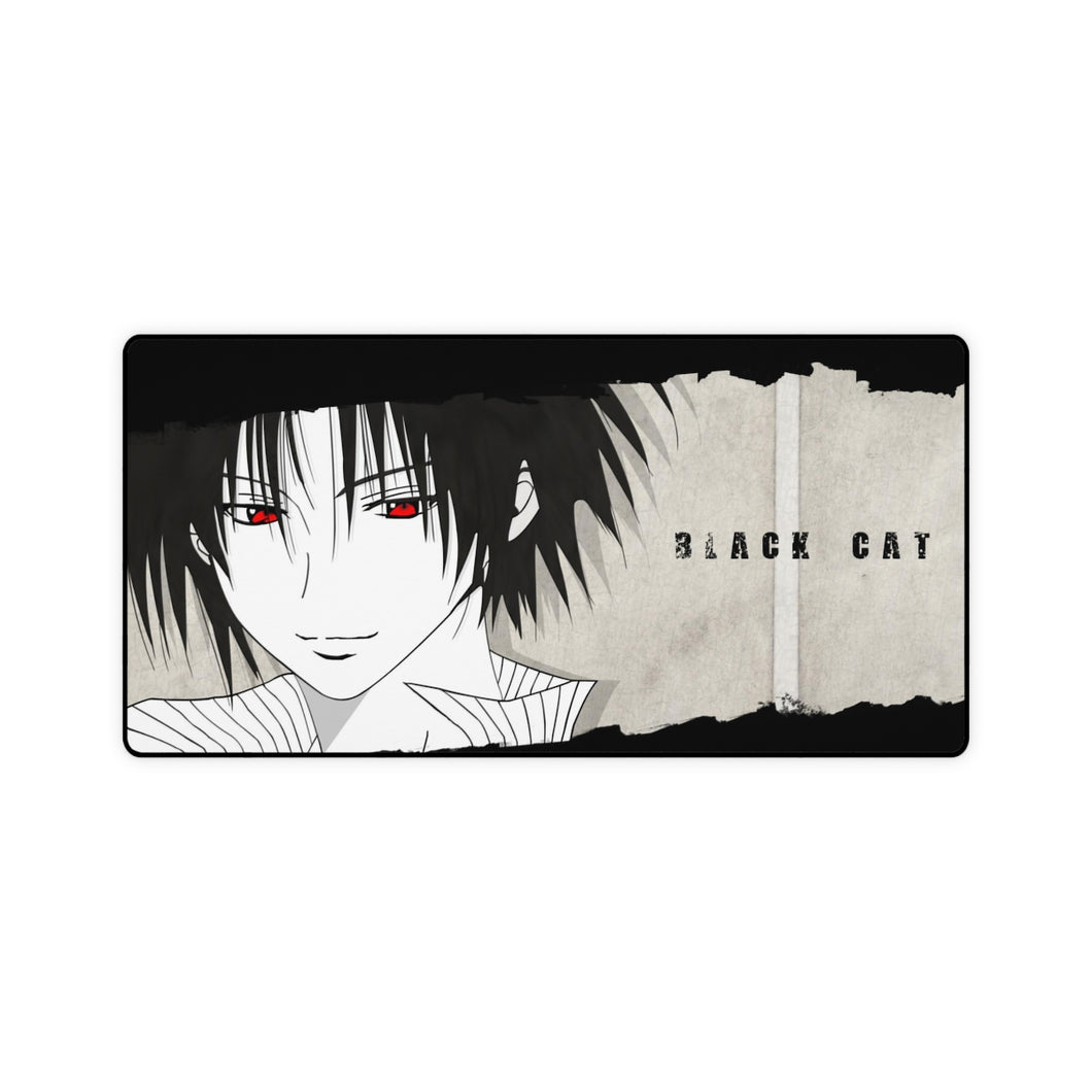 Anime Black Cat Mouse Pad (Desk Mat)