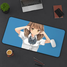 Load image into Gallery viewer, Anime Girl Mouse Pad (Desk Mat) On Desk
