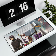 Load image into Gallery viewer, Gintama Gintoki Sakata, Kagura, Shimura Shinpachi Mouse Pad (Desk Mat) With Laptop
