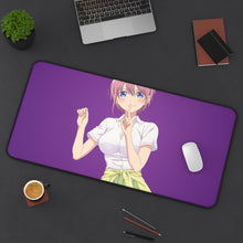 Load image into Gallery viewer, Ichika Nakano from 5-Toubun no Hanayome Mouse Pad (Desk Mat) On Desk
