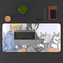 Load image into Gallery viewer, Chainsaw Man Mouse Pad (Desk Mat) With Laptop
