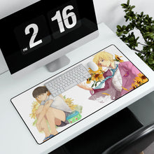 Load image into Gallery viewer, Mob Psycho 100 Arataka Reigen, Shigeo Kageyama Mouse Pad (Desk Mat) With Laptop
