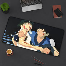 Load image into Gallery viewer, Princess Mononoke Mouse Pad (Desk Mat) On Desk
