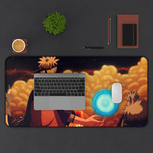 Load image into Gallery viewer, Sasuke,Naruto,Tobirama,Minato and Madara Mouse Pad (Desk Mat) With Laptop
