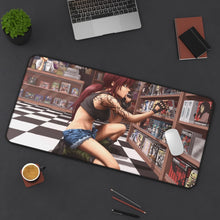 Load image into Gallery viewer, Black Lagoon Mouse Pad (Desk Mat) On Desk
