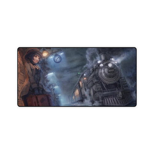 Anime Train Station Mouse Pad (Desk Mat)