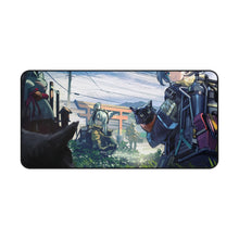 Load image into Gallery viewer, Anime girl adventuring with cats Mouse Pad (Desk Mat)
