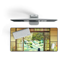 Load image into Gallery viewer, Two girls relaxing with ice-creams and fruits. Mouse Pad (Desk Mat) On Desk
