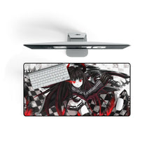 Load image into Gallery viewer, Black Gold Saw Mouse Pad (Desk Mat) On Desk
