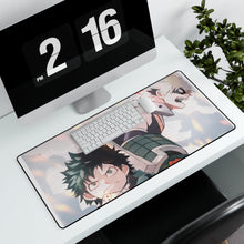 Load image into Gallery viewer, My Hero Academia Izuku Midoriya, Katsuki Bakugou Mouse Pad (Desk Mat) With Laptop

