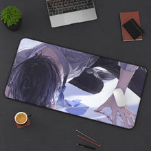 Load image into Gallery viewer, Yuri Briar Gets Punched By Yor Forger Mouse Pad (Desk Mat) On Desk
