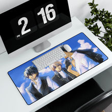 Load image into Gallery viewer, Gintama Toushirou Hijikata, Okita Sougo Mouse Pad (Desk Mat) With Laptop
