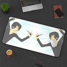 Load image into Gallery viewer, Durarara!! Izaya Orihara Mouse Pad (Desk Mat) On Desk
