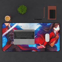 Load image into Gallery viewer, Archer, Rin Tohsaka Mouse Pad (Desk Mat) With Laptop
