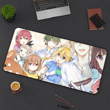 Load image into Gallery viewer, Blend S Maika Sakuranomiya, Kaho Hinata, Mafuyu Hoshikawa, Dino, Kouyou Akizuki Mouse Pad (Desk Mat) On Desk
