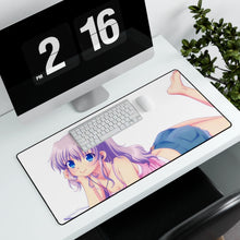 Load image into Gallery viewer, Nao Tomori smiling Mouse Pad (Desk Mat) With Laptop
