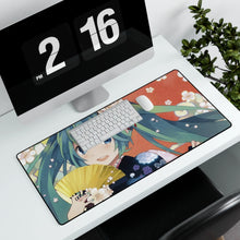 Load image into Gallery viewer, Hatsune Miku Mouse Pad (Desk Mat) With Laptop
