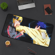 Load image into Gallery viewer, Boruto and Himawari Mouse Pad (Desk Mat) On Desk
