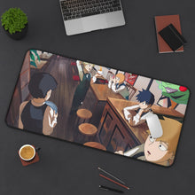 Load image into Gallery viewer, Mob Psycho 100 Arataka Reigen, Shigeo Kageyama, Teruki Hanazawa Mouse Pad (Desk Mat) On Desk
