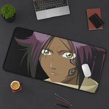 Load image into Gallery viewer, Yoruichi Shihôin Mouse Pad (Desk Mat) On Desk

