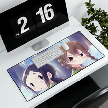Load image into Gallery viewer, Dragon Pilot: Hisone and Masotan Mouse Pad (Desk Mat) With Laptop
