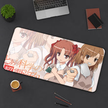 Load image into Gallery viewer, A Certain Scientific Railgun Mouse Pad (Desk Mat) On Desk
