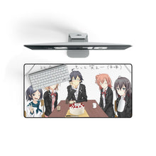 Load image into Gallery viewer, My Teen Romantic Comedy SNAFU Hachiman Hikigaya, Yukino Yukinoshita, Yui Yuigahama, Komachi Hikigaya Mouse Pad (Desk Mat) On Desk
