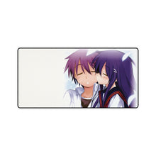 Load image into Gallery viewer, Hanbun no Tsuki ga Noboru Sora Mouse Pad (Desk Mat)
