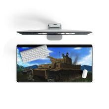 Load image into Gallery viewer, Girls und Panzer Mouse Pad (Desk Mat) On Desk

