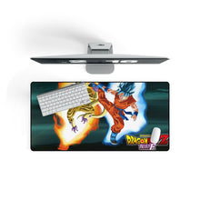 Load image into Gallery viewer, Goku SSJ God SSJ Vs Golden Freeza Mouse Pad (Desk Mat) On Desk
