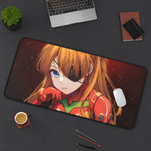 Load image into Gallery viewer, Neon Genesis Evangelion Mouse Pad (Desk Mat) On Desk
