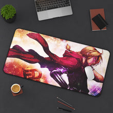 Load image into Gallery viewer, Anime FullMetal Alchemist Mouse Pad (Desk Mat) On Desk
