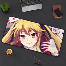 Load image into Gallery viewer, Kakegurui Mouse Pad (Desk Mat) On Desk
