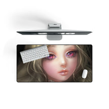 Load image into Gallery viewer, Feline Eyes Mouse Pad (Desk Mat) On Desk
