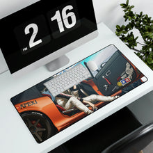 Load image into Gallery viewer, Anime Girl Racing Car Art Mouse Pad (Desk Mat)
