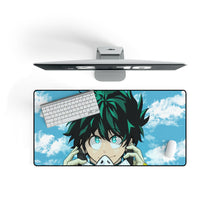 Load image into Gallery viewer, My Hero Academia Izuku Midoriya Mouse Pad (Desk Mat) On Desk
