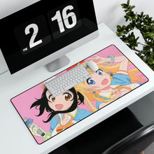 Load image into Gallery viewer, Nisekoi Chitoge Kirisaki, Kosaki Onodera Mouse Pad (Desk Mat) With Laptop

