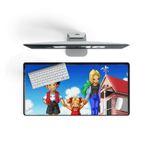Load image into Gallery viewer, Dragon Ball Z: Supersonic Warriors - Krillin, Android 18 &amp; Marron [4k] Mouse Pad (Desk Mat) On Desk
