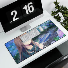 Load image into Gallery viewer, Anime Girl Mouse Pad (Desk Mat) With Laptop
