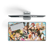 Load image into Gallery viewer, My Hero Academia Izuku Midoriya, Katsuki Bakugou, Tenya Iida, Tsuyu Asui Mouse Pad (Desk Mat) On Desk
