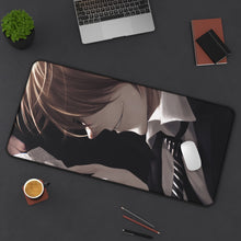 Load image into Gallery viewer, Death Note Light Yagami Mouse Pad (Desk Mat) On Desk
