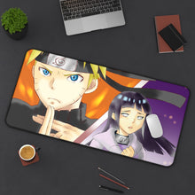 Load image into Gallery viewer, Hinata Hyuga Mouse Pad (Desk Mat) On Desk

