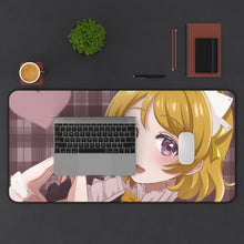 Load image into Gallery viewer, Love Live! Hanayo Koizumi Mouse Pad (Desk Mat) With Laptop
