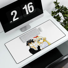 Load image into Gallery viewer, Nisekoi Chitoge Kirisaki Mouse Pad (Desk Mat) With Laptop
