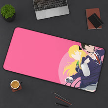 Load image into Gallery viewer, Gamers! Karen Tendou, Keita Amano Mouse Pad (Desk Mat) On Desk
