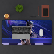 Load image into Gallery viewer, Bunny Girl Mouse Pad (Desk Mat) With Laptop
