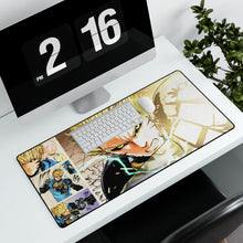 Load image into Gallery viewer, Genos and Saitama Mouse Pad (Desk Mat) With Laptop

