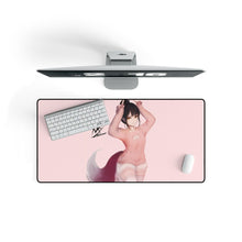 Load image into Gallery viewer, Anime Girl Mouse Pad (Desk Mat) On Desk
