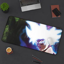 Load image into Gallery viewer, Goku Mastered Ultra Instinct Mouse Pad (Desk Mat) On Desk
