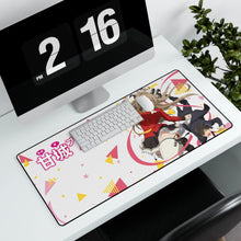 Load image into Gallery viewer, Amagi Brilliant Park Isuzu Sento, Seiya Kanie Mouse Pad (Desk Mat) With Laptop
